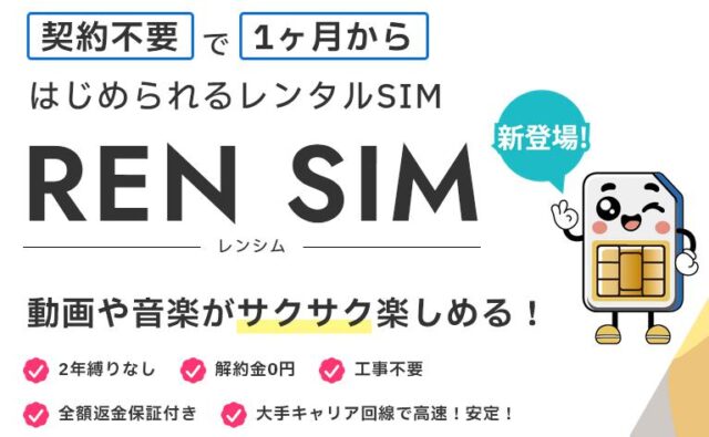 REN SIM レンシム 特徴